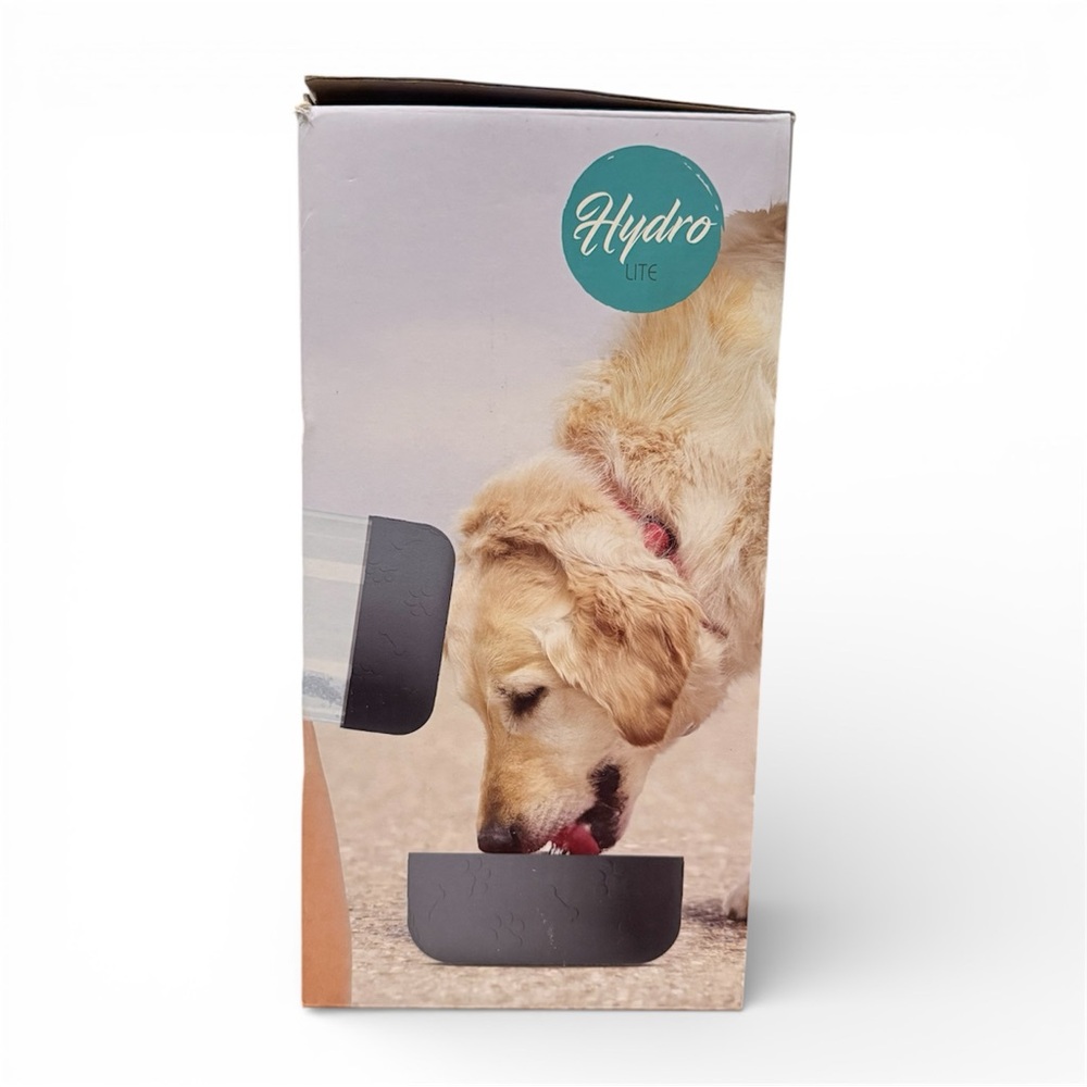 Asobu Tritan Dog Water Bottle Lite with Removable Silicone Blue Bowl - Picture 7 of 10